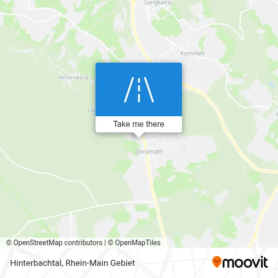 Hinterbachtal map