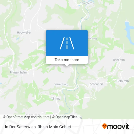 In Der Sauerwies map
