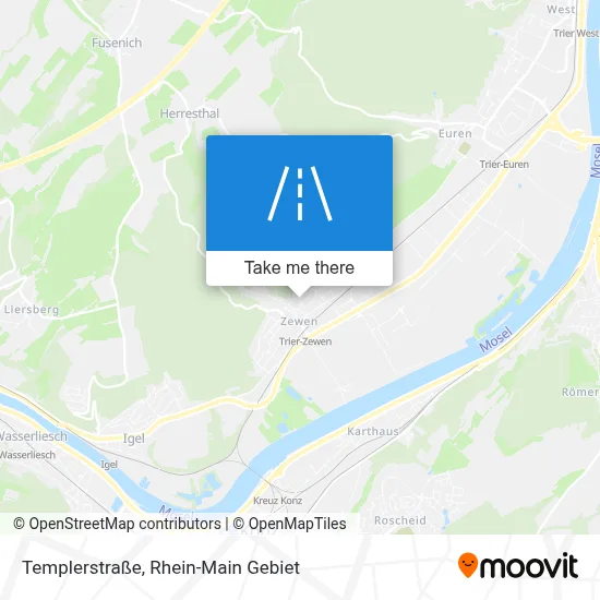 Templerstraße map
