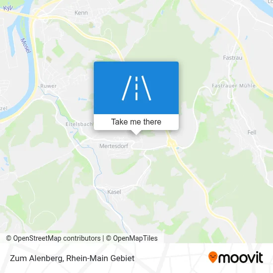 Zum Alenberg map
