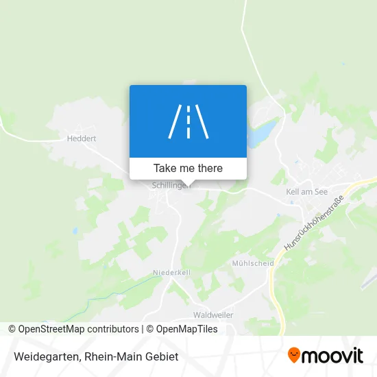 Weidegarten map