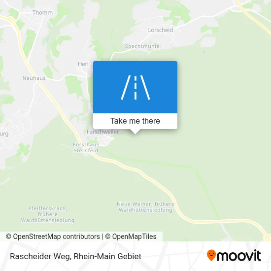 Rascheider Weg map