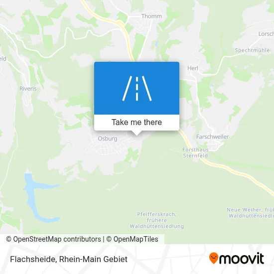Flachsheide map