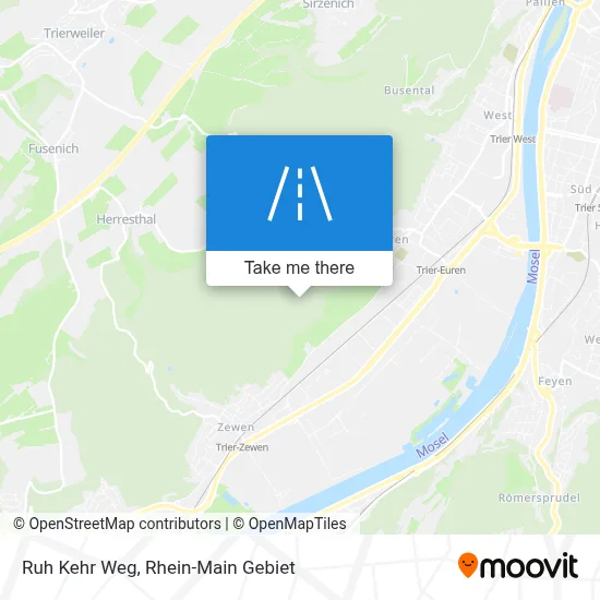 Ruh Kehr Weg map