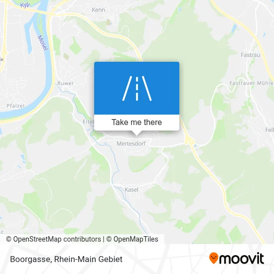 Boorgasse map
