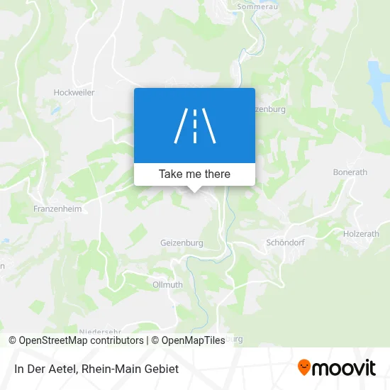 In Der Aetel map