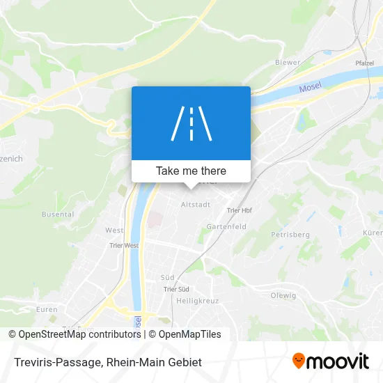 Treviris-Passage map