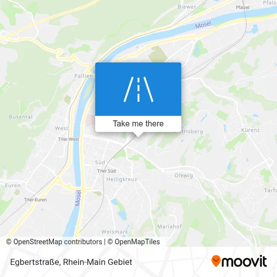 Egbertstraße map
