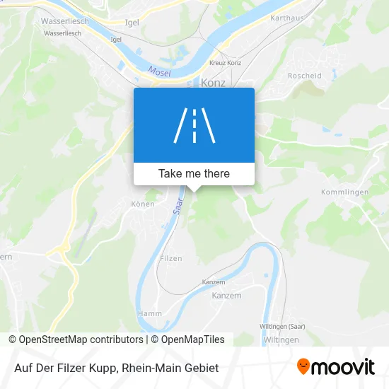 Auf Der Filzer Kupp map