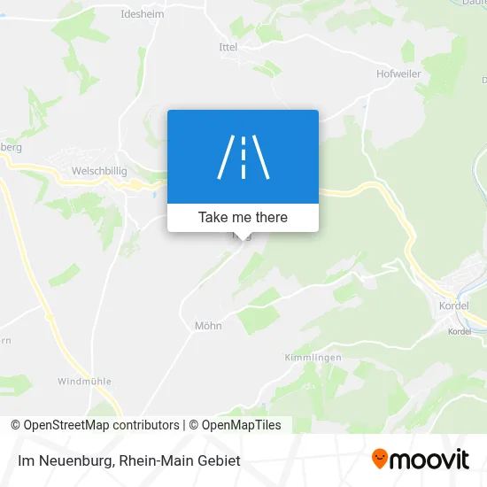 Im Neuenburg map