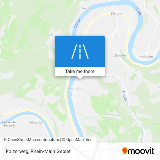 Folzerweg map