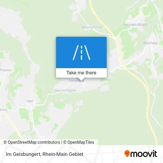 Im Geisbungert map