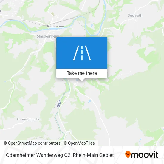 Odernheimer Wanderweg O2 map