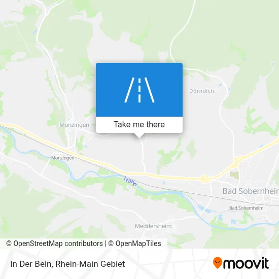 In Der Bein map