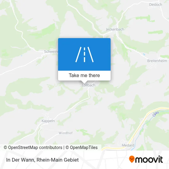 In Der Wann map