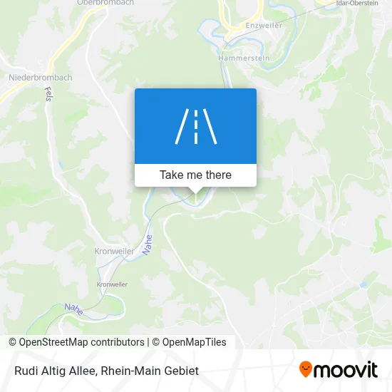 Rudi Altig Allee map