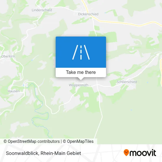 Soonwaldblick map