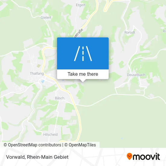 Vorwald map