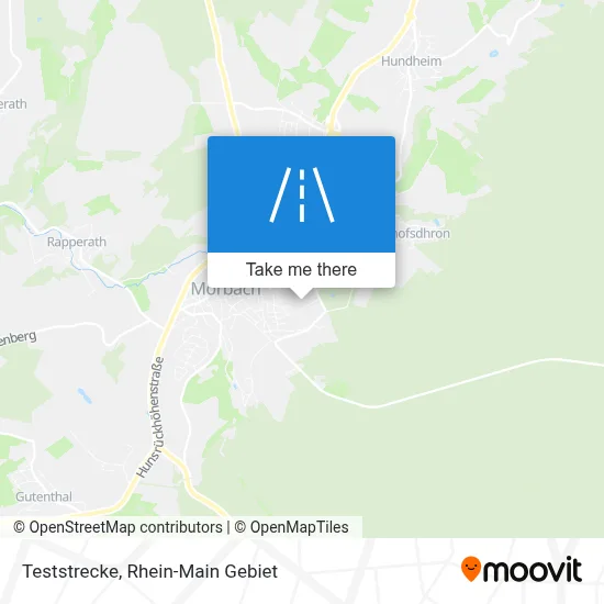 Teststrecke map