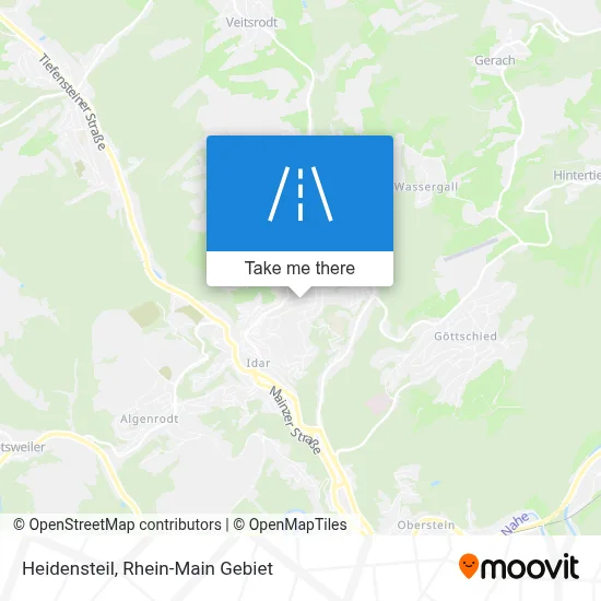Heidensteil map