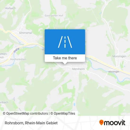 Rohrsborn map