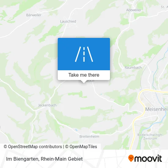 Im Biengarten map