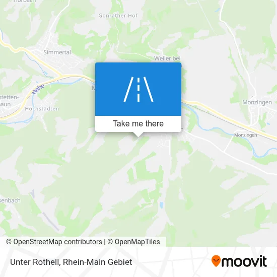 Unter Rothell map