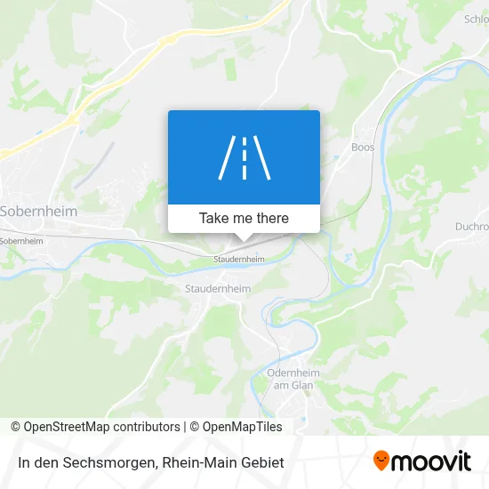 In den Sechsmorgen map