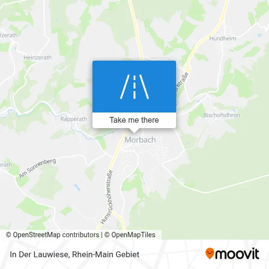 In Der Lauwiese map