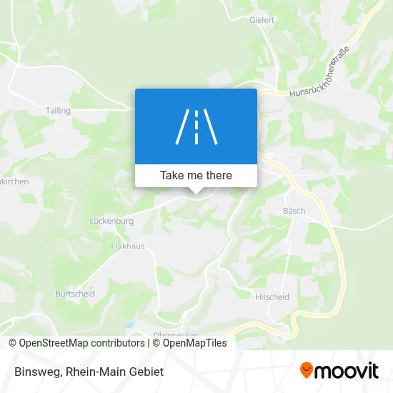 Binsweg map