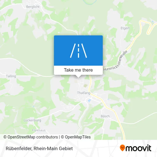 Rübenfelder map