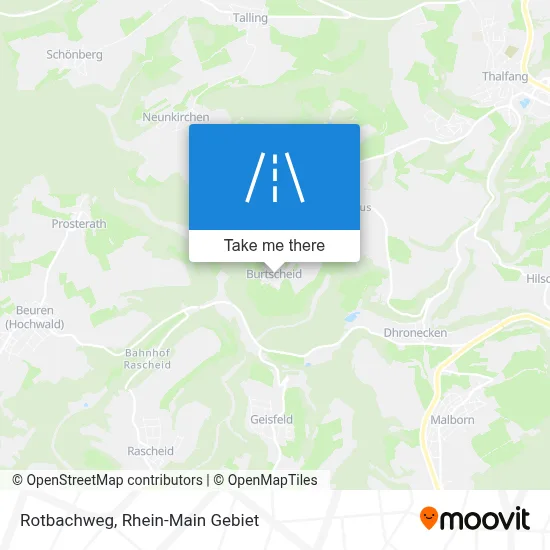 Rotbachweg map