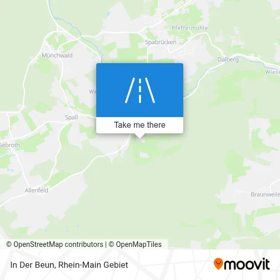 In Der Beun map