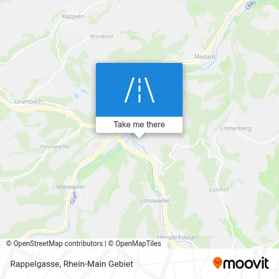 Rappelgasse map
