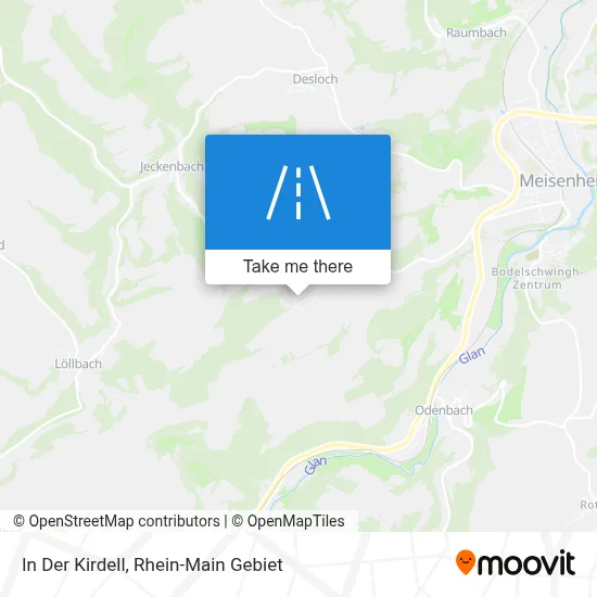 In Der Kirdell map