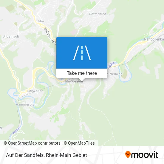Auf Der Sandfels map