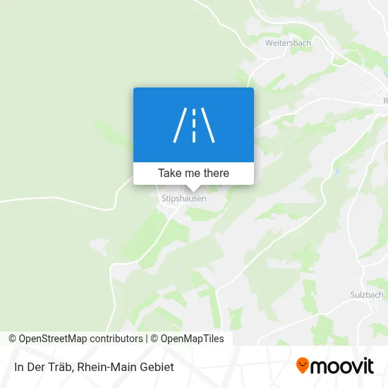 In Der Träb map