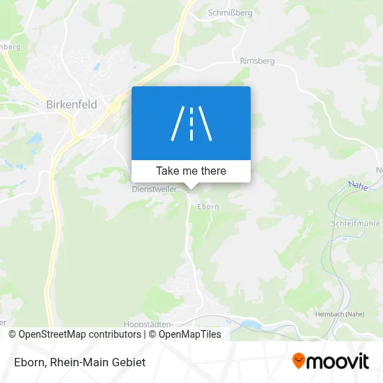 Eborn map