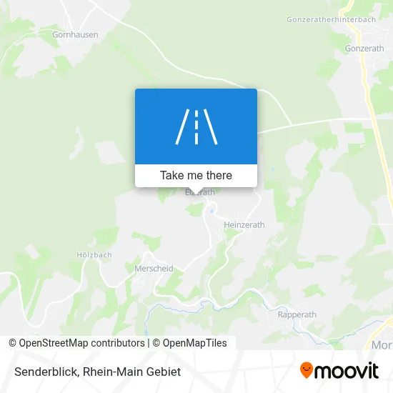 Senderblick map
