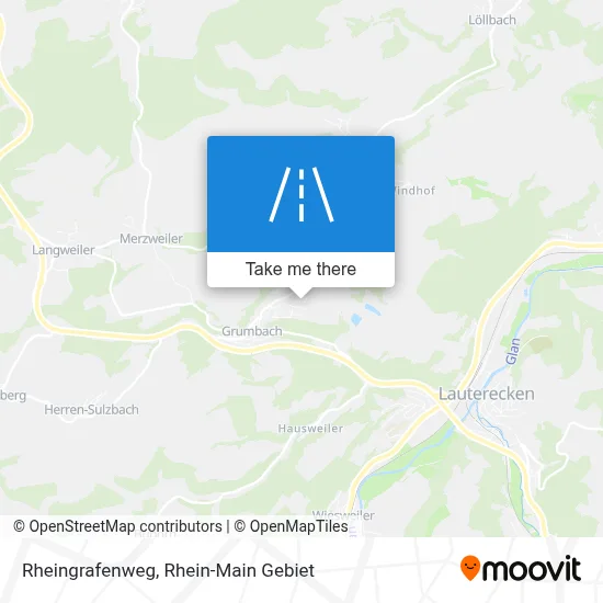 Rheingrafenweg map