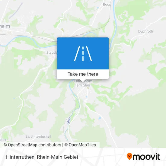 Hinterruthen map