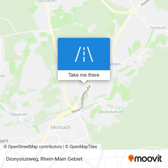 Dionysiusweg map