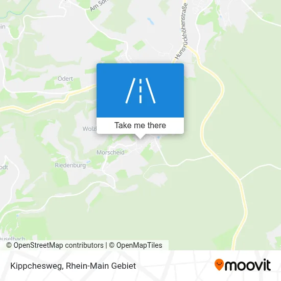 Kippchesweg map