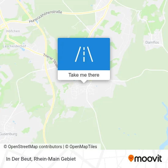 In Der Beut map