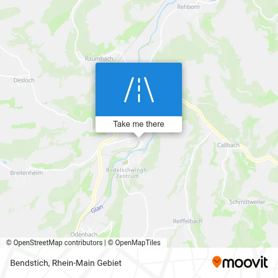 Bendstich map
