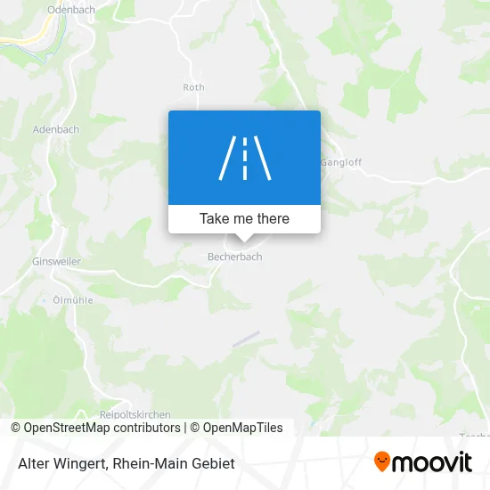 Alter Wingert map