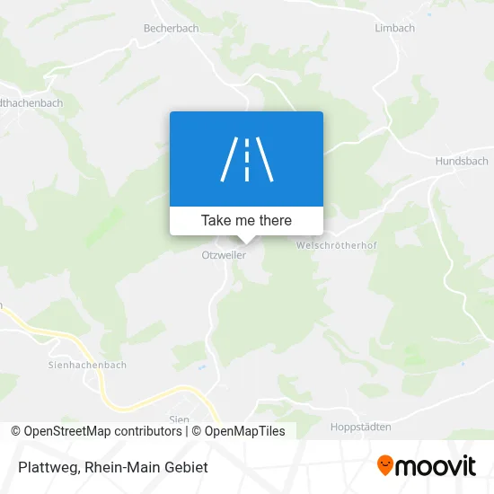 Plattweg map