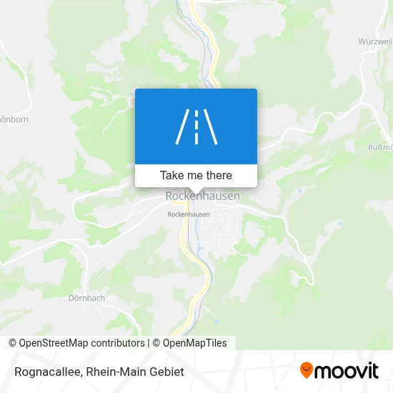Rognacallee map