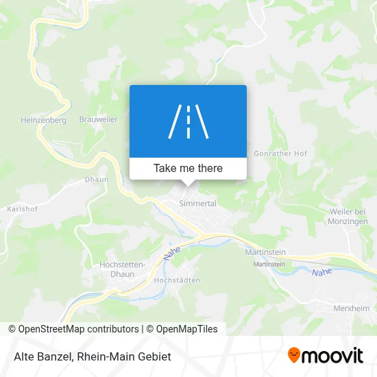 Alte Banzel map