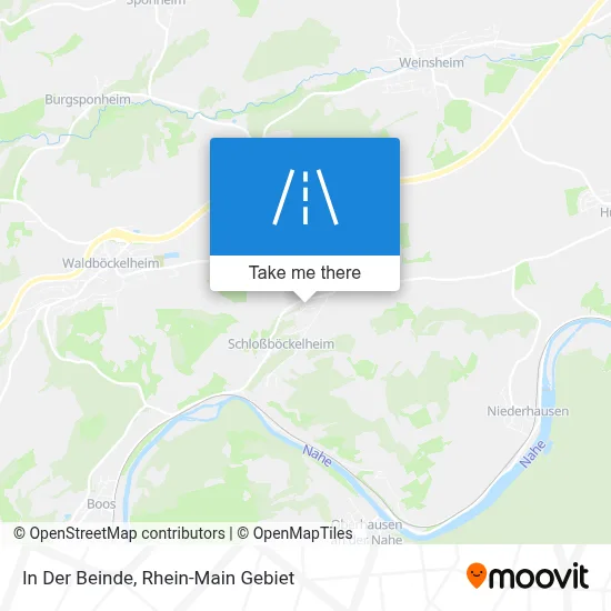 In Der Beinde map